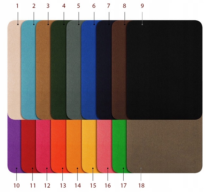 18 sztuk DUŻY ZESTAW kolorowe łatki TERMO ŁATA