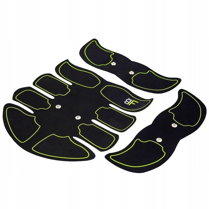 Elektrostymulator Stymulator Mięśni Brzucha + Żelowe Nakładki Motylki 4 szt