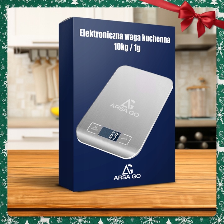 PRECYZYJNA WAGA KUCHENNA 10kg I 1g DOMOWA ELEKTRONICZNA TARA LCD