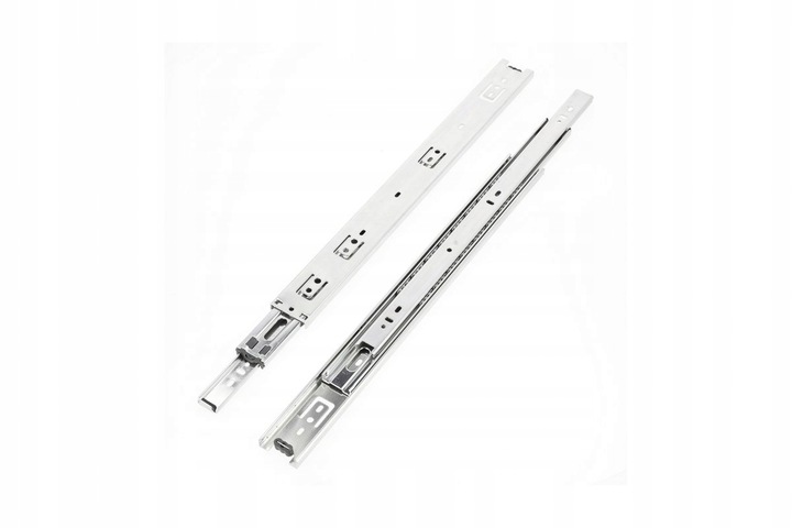 Prowadnica kulkowa H45 GTV PRO do szuflad 600 mm pełny wysuw udźwig
