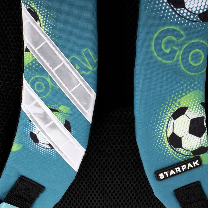 PLECAK SZKOLNY TORNISTER FOOTBALL PIŁKA NOŻNA DLA CHŁOPCA KLASA 1-3 PIÓRNIK