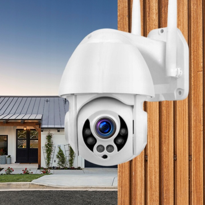 Kamera Wifi Zewnętrzna SMART 5MPx Obrotowa APLIKACJA PO POLSKU Śledzenie