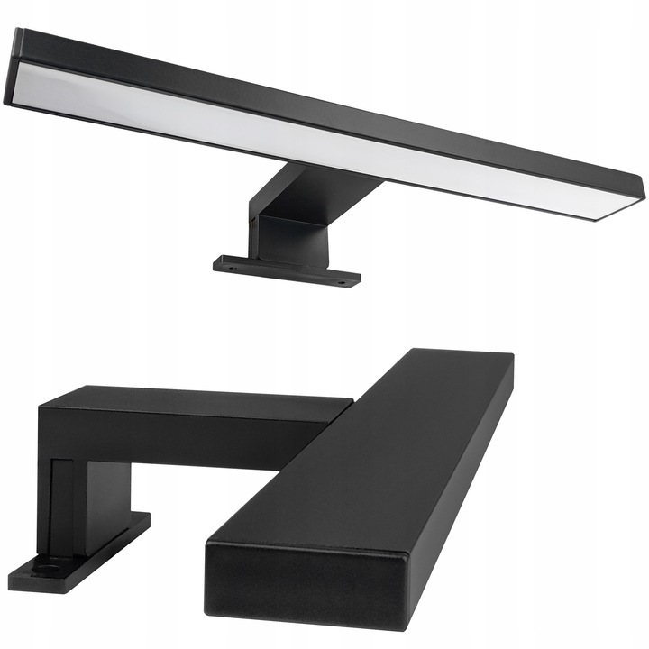 LAMPKA ŁAZIENKOWA NA SZAFKĘ LAMPA NAD LUSTRO LED CZARNY KINKIET