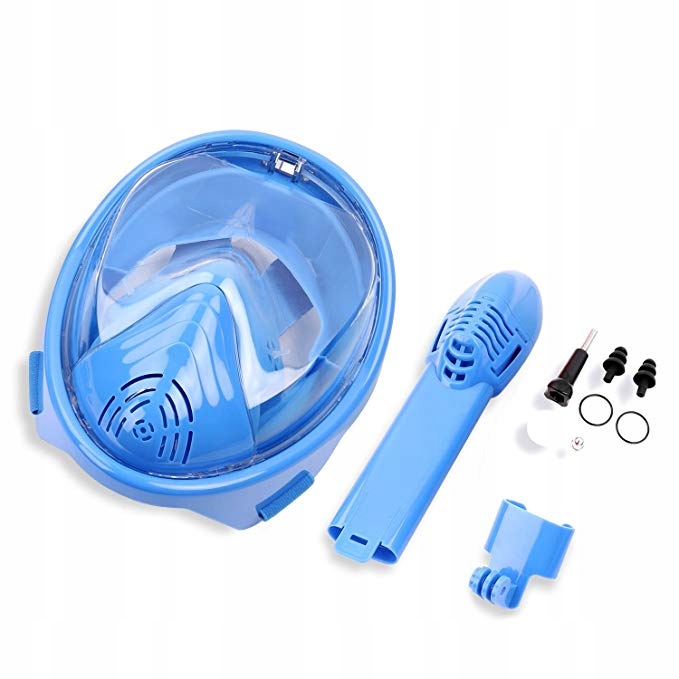 Maska Pełnotwarzowa Do Nurkowania Snorkelingu Dla Dzieci z Rurką XS OceanX