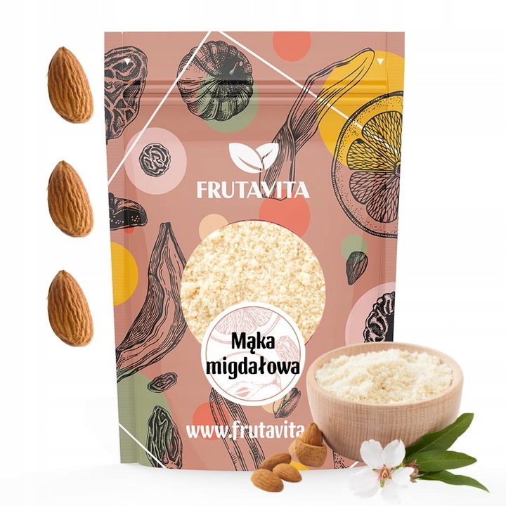 Mąka migdałowa 1000 g MIELONE MIGDAŁY KETO MĄCZKA DO CIAST 1kg