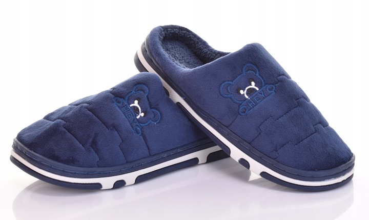 KAPCIE DAMSKIE OCIEPLANE FUTERKO KLASYCZNE CIEPŁE PANTOFLE NA ZIMĘ