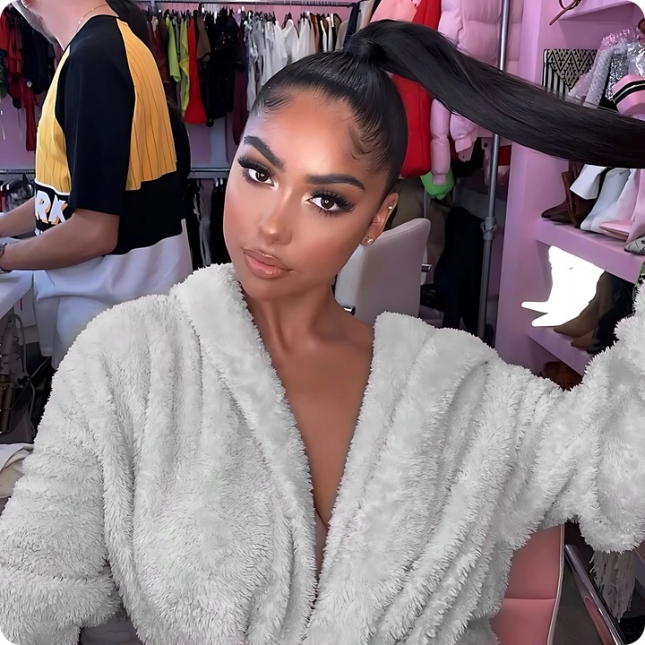 Szlafrok Damski Ciepły Miękki Gruby z Kapturem Szary Wiązany W Talii Zimowy