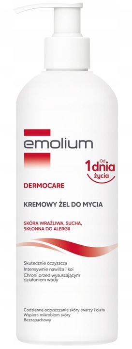 Emolium Dermocare Kremowy żel do mycia 400 ml