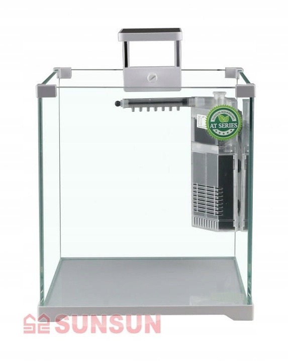 Krewetkarium 15L Akwarium Kostka GOTOWY ZESTAW Lampa LED Filtr