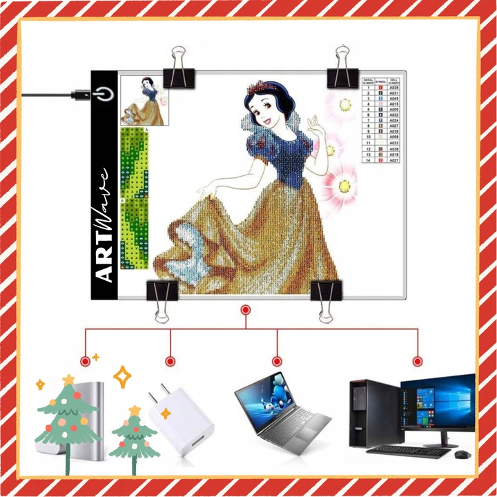 TABLET GRAFICZNY TABLICA DESKA KREŚLARSKA RYSOWANIA DLA DZIECI+2000 SZKICÓW