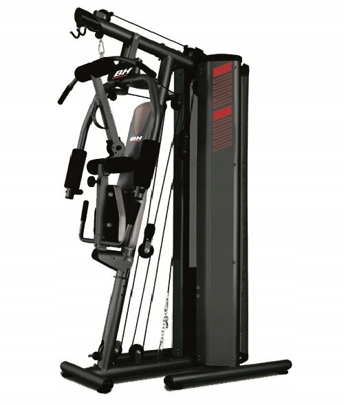 Atlas treningowy do ćwiczeń Nevada Plus Black BH Fitness + Mata pod sprzęt