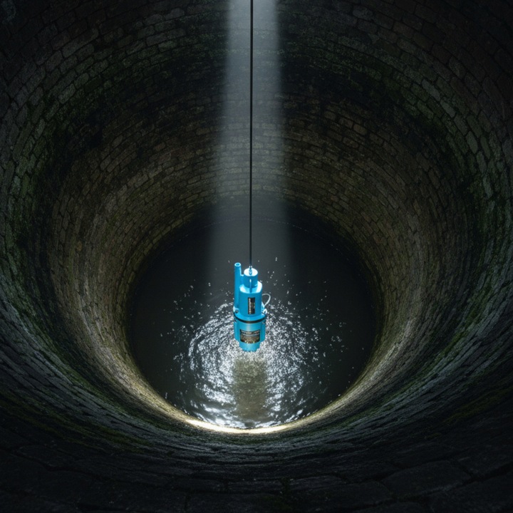 Pompa do wody brudnej głębinowa ruska nurek 600W Lina Blaupunkt WP1010