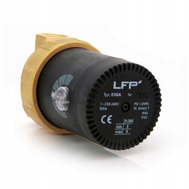 ENERGOOSZCZĘDNA POMPA CYRKULACYJNA DO C.W.U LESZNO LFP POLSKA ERGA 3W ECO