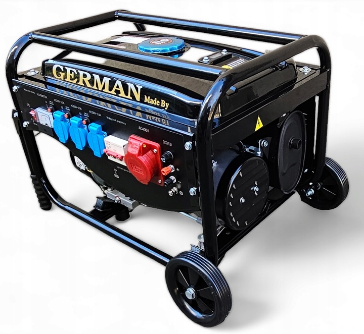 AGREGAT PRĄDOTWÓRCZY A8 5,2kW KOŁA MIEDŹ prądu AVR+ MIEDZIANY STOJAN