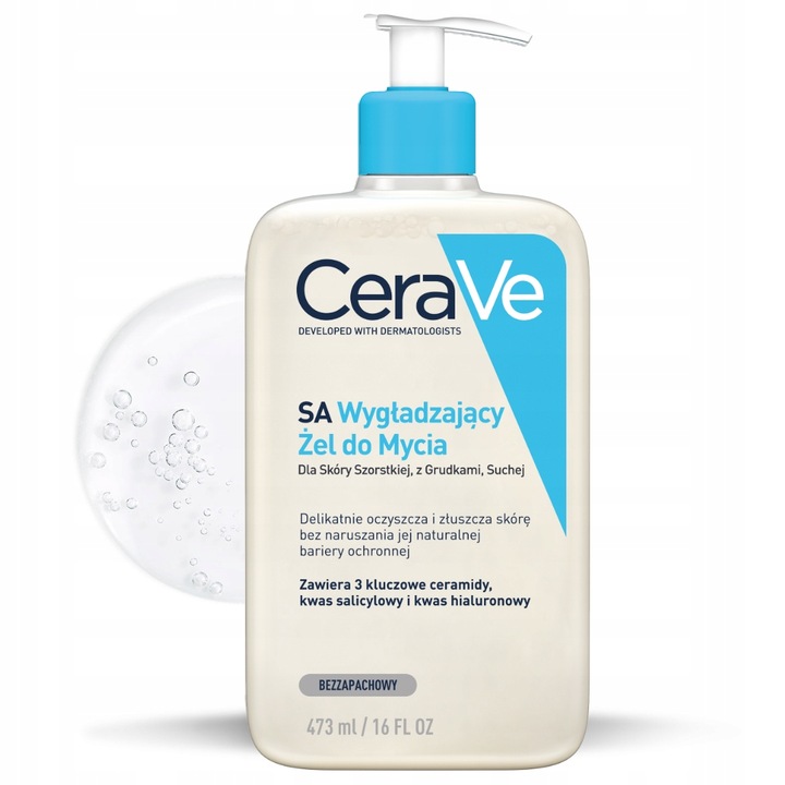 CeraVe SA wygładzający żel do mycia 473ml