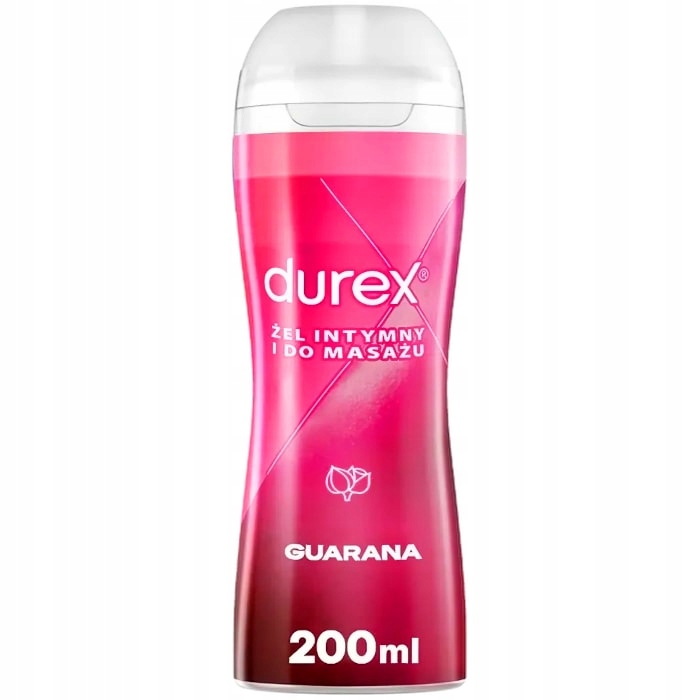 Żel Intymny DUREX PLAY GUARANA 2w1 200ml Duży Lubrykant Wodny Sex Masaż