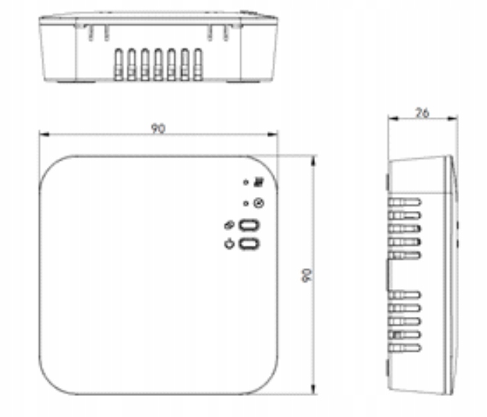 Regulator temperatury termostat radiowy WT-20 WIFI BEZPRZEWODOWY