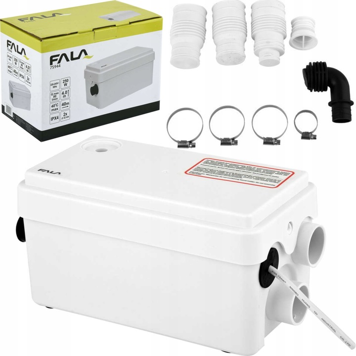 POMPA ŁAZIENKOWA DO PRYSZNICA WANNY UMYWALKI 250W AUTOMATYCZNA 80L/min