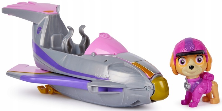 PSI PATROL POJAZD Z DŻUNGLI JUNGLE SKYE + FIGURKA RÓŻOWA