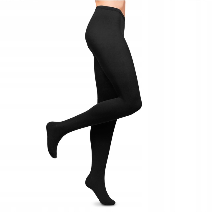 SOKKO Rajstopy Damskie Bawełniane Gładkie Kryjące Cotton Termiczne Ciepłe