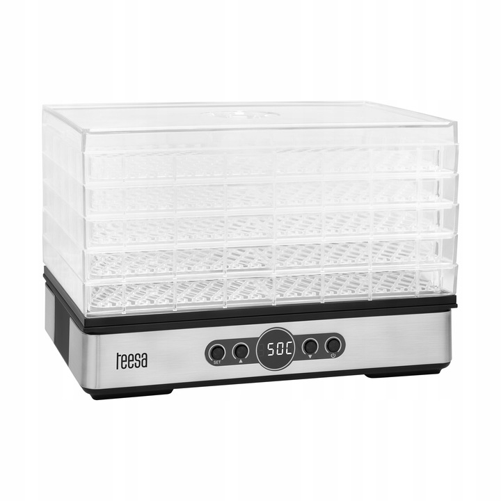 Suszarka do grzybów warzyw owoców 400W 5 sit wyświetlacz termoobieg