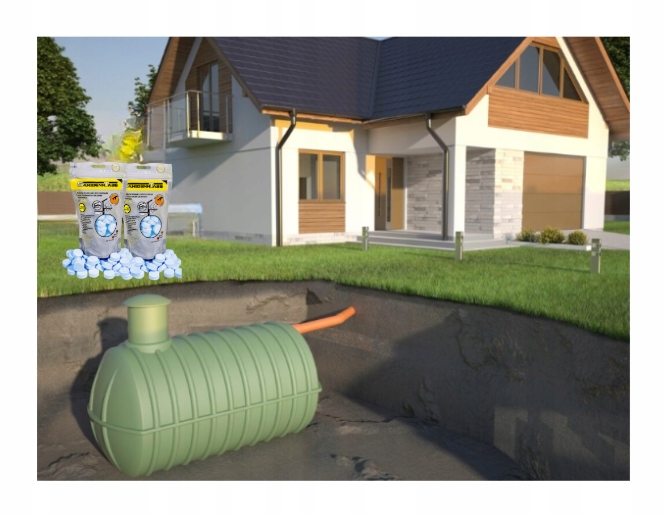 BAKTERIE DO SZAMBA TABLETKI DO OCZYSZCZALNI SANIDENN TABS BIO PREPARAT