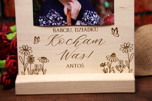 RAMKA DLA DZIADKA I BABCI Prezent na Dzień Dziadka i Dzień Babci GRAWER