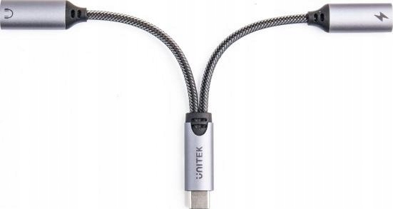 Unitek USB-C na 2 x port USB-C audio i 18W