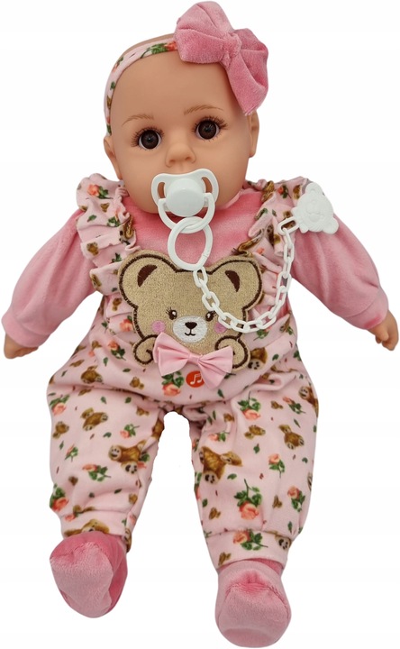 LALKA BOBAS MÓWI I ŚPIEWA PO POLSKU 45CM+SMOCZEK_73