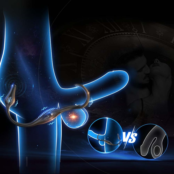 Masażer prostaty Cock Ring 7 trybów wibracji