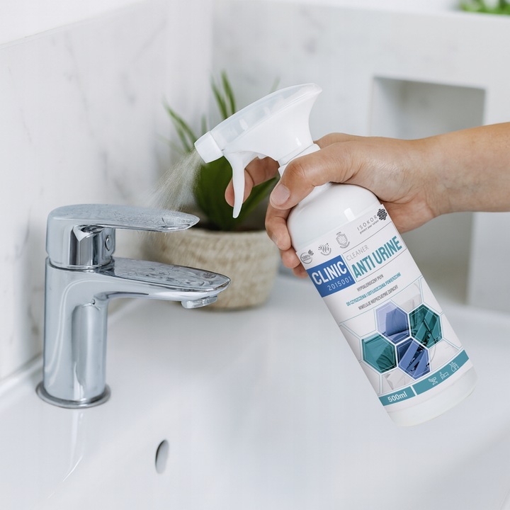 Spray Neutralizator Zapachów Usuwanie Plam Isokor Anti Urine Clinic 500ml