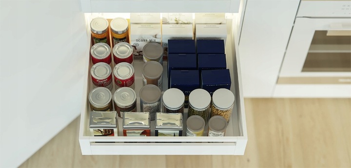 SZUFLADA AXIS PRO BARDZO WYSOKA L500 H199 BIAŁA GTV CICHY DOMY