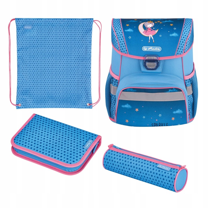 TORNISTER SZKOLNY HERLITZ LOOP PLUS MOON LADY ZESTAW KLASA 1-3