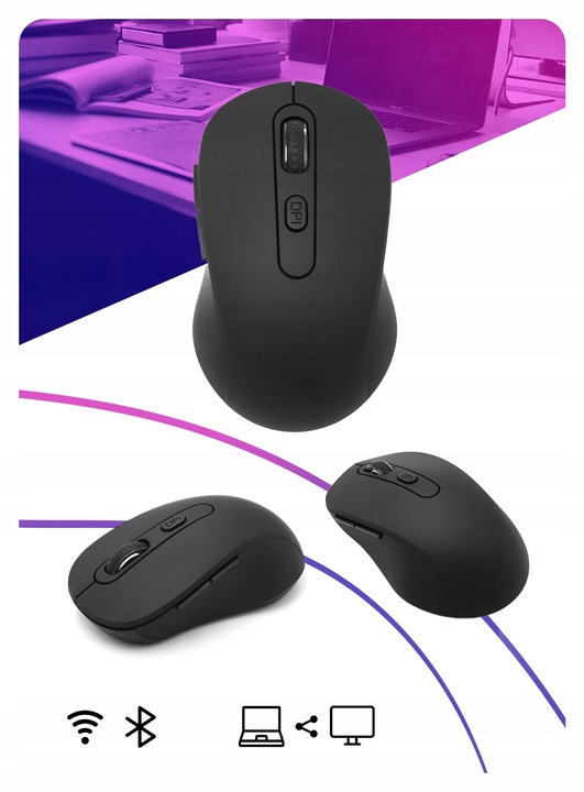 MYSZ BEZPRZEWODOWA MYSZKA BLUETOOTH BT DO TELEWIZORA TV TABLETU ANDROID iOS