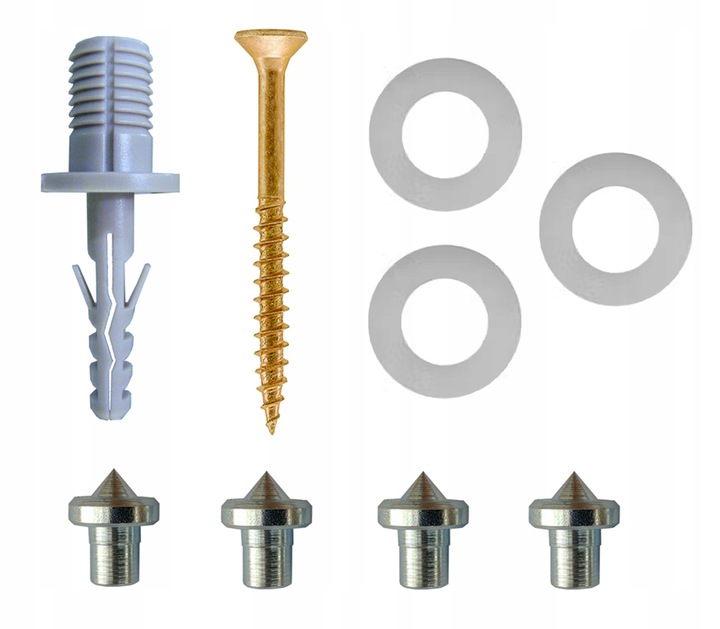 Kołek kołki do montażu schodów stopni trepów 100 sztuk +300 + 4 +