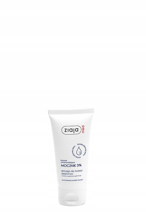 Emulsja do twarzy na dzień i noc nawilżająca mocznik 3% Ziaja Med 50 ml
