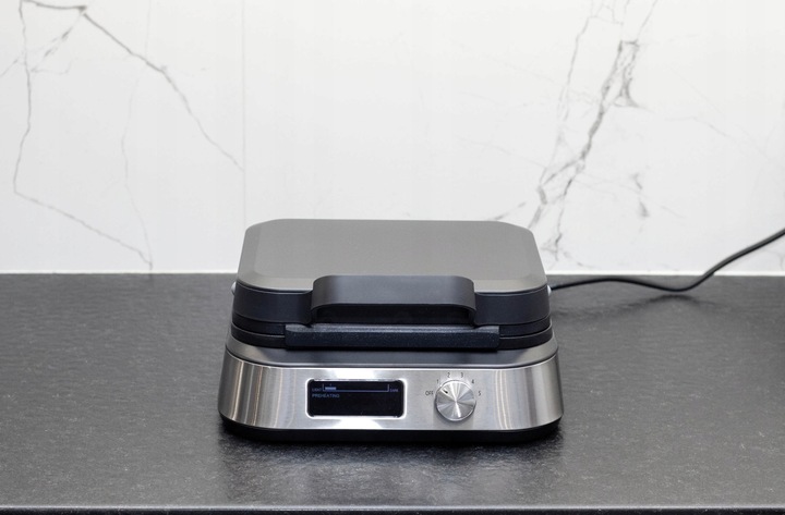 Gofrownica XXL z wyświetlaczem LCD | chrupiące gofry, regulacja