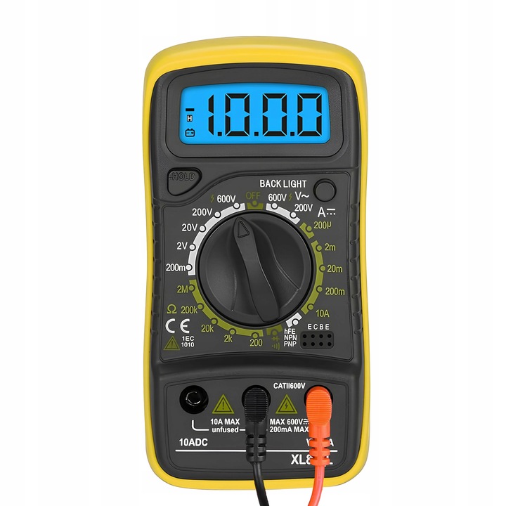 PROFESJONALNY MIERNIK CYFROWY MULTIMETR PRĄDU NAPIĘCIA UNIWERSALNY