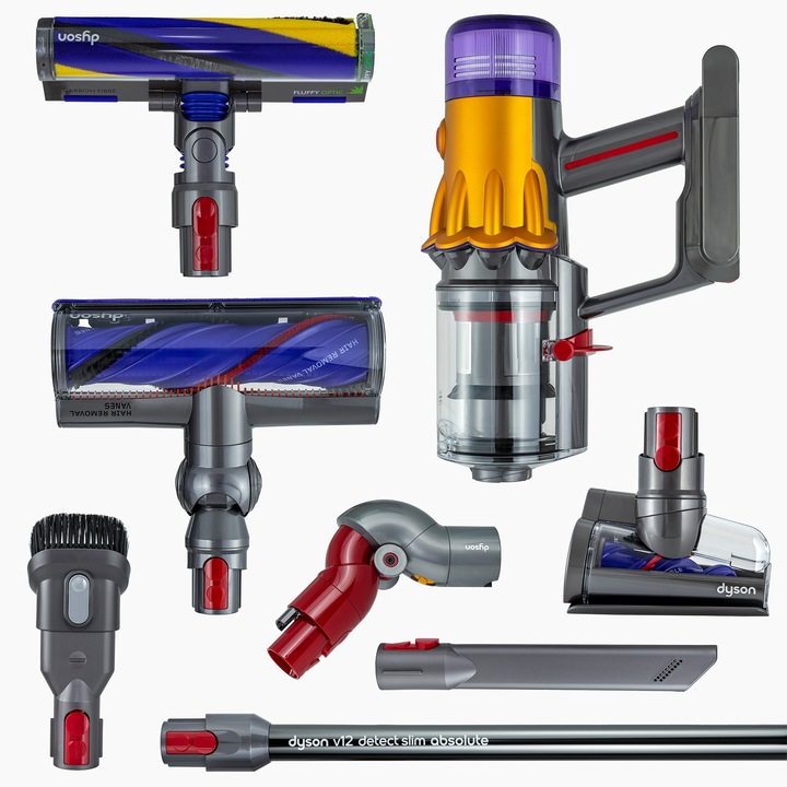 Odkurzacz pionowy Dyson V12 Detect Slim Absolute szary