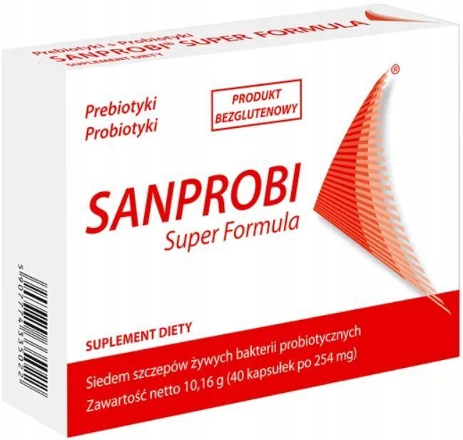SANPROBI Super Formula Synbiotyk 40 kapsułek