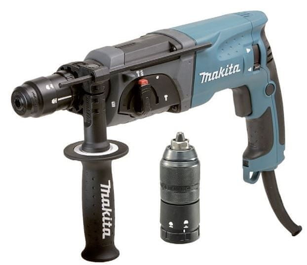 MŁOTOWIERTARKA MAKITA HR2470T WALIZKA SDS PLUS 780 DODATKOWA GŁOWICA