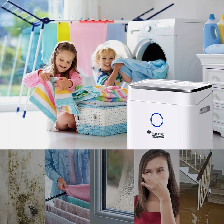 Osuszacz powietrza MYCOND Roomer Smart 25L/24h (Wi-Fi, Timer,