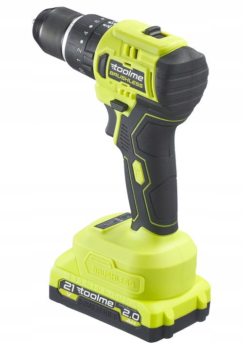 Wiertarko wkrętarka UDAROWA Bez szczotkowa aku 2x21V Li-ion tm030