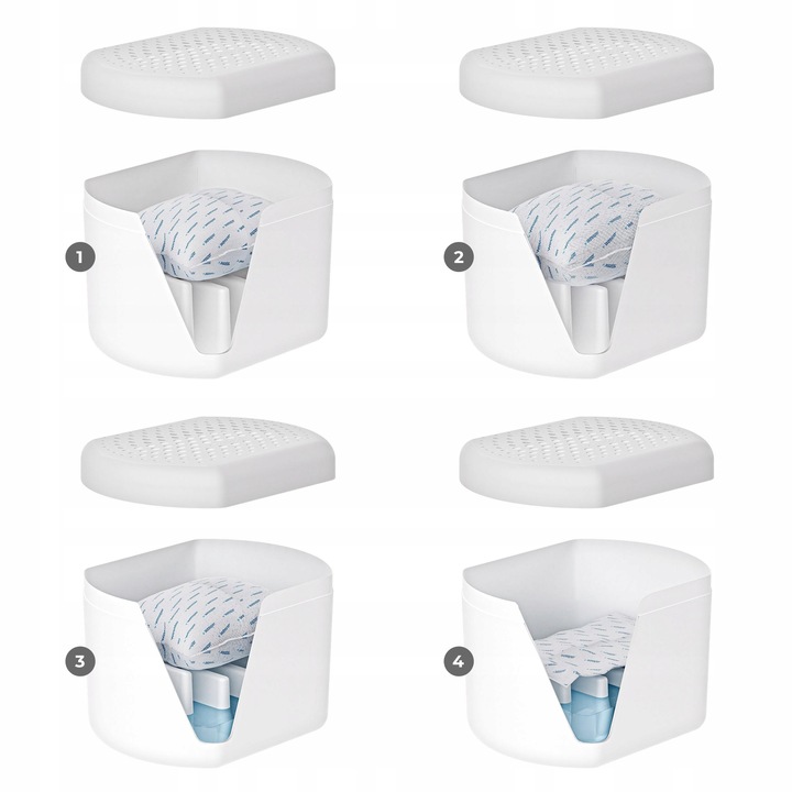 Mocne wkłady do pochłaniacza wilgoci 10x 250g - Wessper P2 HUMIFILL