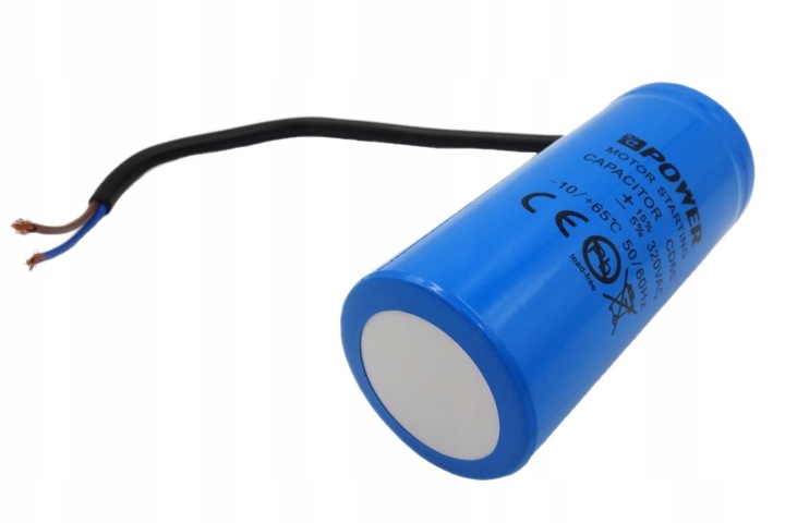 Kondensator rozruchowy silnika z kablem STARTOWY 200uF 320V CD60