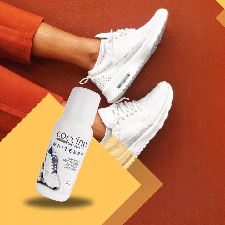 Zestaw do Czyszczenia Obuwia Białego Sneakersów Podeszew Coccine 4w1