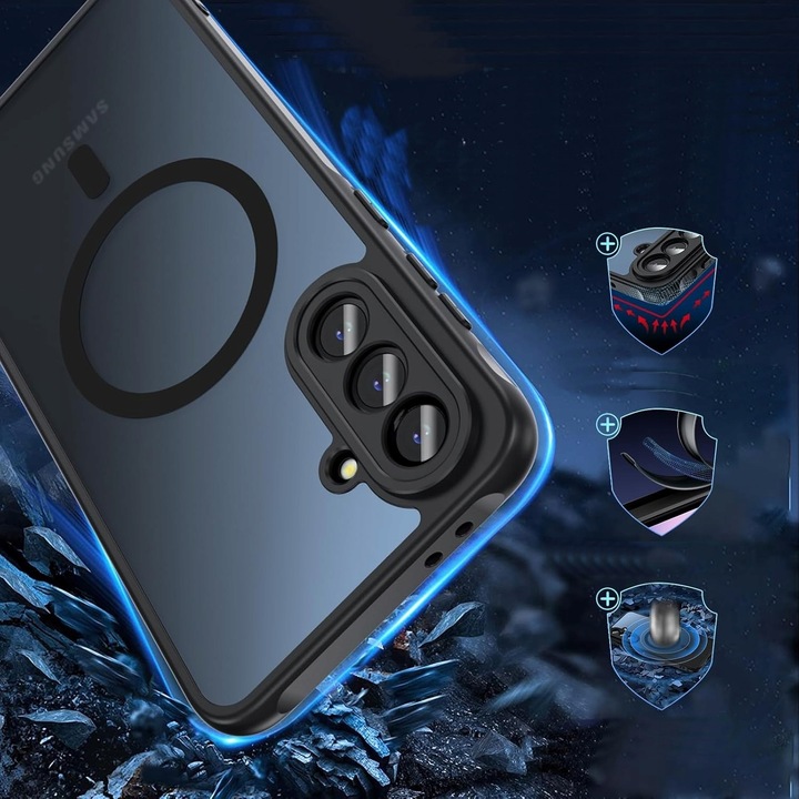 Etui do SAMSUNG A56 5G do MagSafe MATT CASE OCHRONA APARATU + SZKŁO