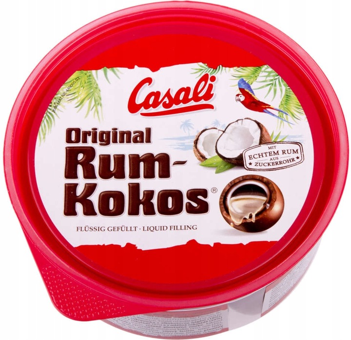 Casali Original Rum Kokos Draże Czekoladowe Kokosowe Czekolada Mleczna