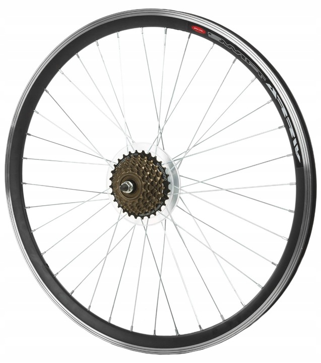 KOŁO ROWEROWE 28 CALI 29 700C TYŁ TYLNE WOLNOBIEG 7 RZĘDOWY CZARNE SHIMANO