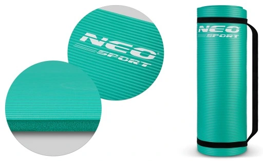 DUŻA MATA DO ĆWICZEŃ JOGI YOGA FITNESS GRUBA 1,5cm